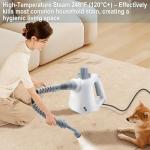 Portable Handheld Steam Cleaner with 11 Attachments
