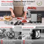 AAOBOSI 3000W Digital Meat Grinder with Touch Screen