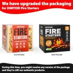 DIMTORI 70 pcs Natural Fire Starters for Cooking