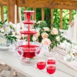 Nostalgia 3-Tier LED Lighted Party Fountain