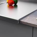 YIYUHAR Large Stainless Steel Cutting Board 15.7"x11.8