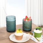 ZMOWIPDL Vintage Hobnail Glass Cups Set of 12