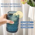 ZMOWIPDL Vintage Hobnail Glass Cups Set of 12