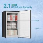 BANGSON Compact 2.1 Cu.ft Mini Freezer, Black