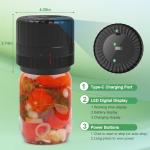 SelePow VP06+ Electric Mason Jar Vacuum Sealer