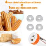 3-in-1 Stainless Steel Churro Maker Machine