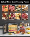 CROWNFUL 7-Tray Food Dehydrator with Timer