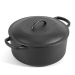 6 QT Cast Iron Dutch Oven with Lid and Handles