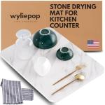 Diatomaceous Earth Drying Mat for Kitchen Counter