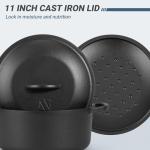 6 QT Cast Iron Dutch Oven with Lid and Handles