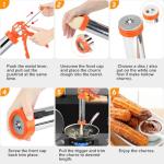 3-in-1 Stainless Steel Churro Maker Machine