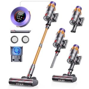 Cordless 600W Stick Vacuum Cleaner with Touch Screen