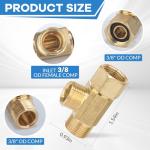 Lead-Free Brass Add-A-Tee Valve with Gasket