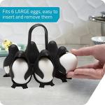 Penguin-Shaped 3-in-1 Egg Holder and Cooker