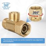 Lead-Free Brass Add-A-Tee Valve with Gasket