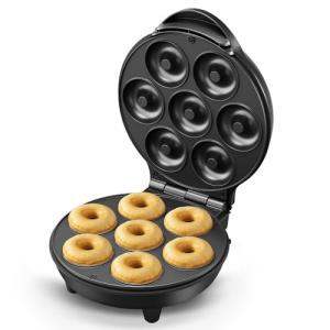 KEINVE Mini Donut Waffle Maker for Home Baking