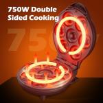 KEINVE Mini Donut Waffle Maker for Home Baking