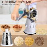 Hand Crank Rotary Cheese Grater and Slicer