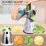 Hand Crank Rotary Cheese Grater and Slicer