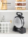 Classic Round Waffle Maker with Nonstick Plates
