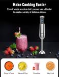 1000W Handheld Immersion Blender with 25 Speeds
