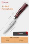 KEEMAKE Ultra Sharp 3.5 Inch Paring Knife