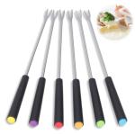 6-Piece Stainless Steel Fondue Fork Set