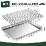 Quarter Sheet Pan Set with Cooling Racks