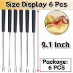 6-Piece Stainless Steel Fondue Fork Set