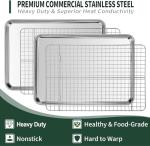 Quarter Sheet Pan Set with Cooling Racks