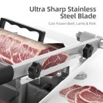 Manual Stainless Steel Meat Slicer for Home Cooking