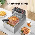 VIVOHOME 2500W Electric Deep Fryer 10.6 QT