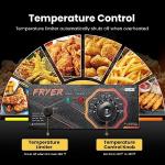 VIVOHOME 2500W Electric Deep Fryer 10.6 QT