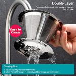 Laiyeoy Stainless Steel Pour Over Coffee Dripper