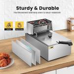 VIVOHOME 2500W Electric Deep Fryer 10.6 QT