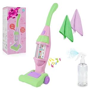Kids Vacuum Cleaner Toy Set with Lights & Sounds