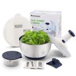 3-in-1 Salad Spinner and Food Chopper Set