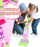 Kids Vacuum Cleaner Toy Set with Lights & Sounds