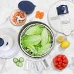 3-in-1 Salad Spinner and Food Chopper Set