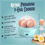 Retro Egg Cooker for Hard-Boiled, Poached, and More