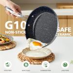 Nuwave 3-Piece Lightweight Non-Stick Frying Pan Set