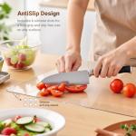 Large Non-Slip Acrylic Cutting Board for Kitchens