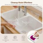 Large Non-Slip Acrylic Cutting Board for Kitchens