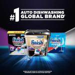 Finish Quantum Infinity Shine Dishwasher Pods, 70 Count