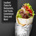 Aluminum Foil Sandwich Wrap Sheets - 100 Pack