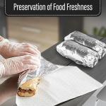 Aluminum Foil Sandwich Wrap Sheets - 100 Pack