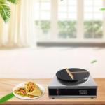 16" Non-Stick Electric Crepe Maker with Temperature Control