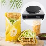 16" Non-Stick Electric Crepe Maker with Temperature Control