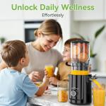 Cold Press Juicer with Large Feed Chute