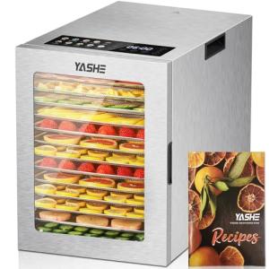 YASHE 14-Tray Food Dehydrator with Timer